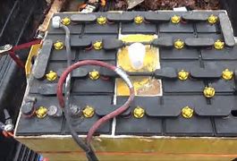 Image result for Pictures of Inside a Bad Fork Lift Battery Cell