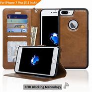 Image result for iPhone 7 Magnet Wallet Case Leather