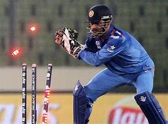 Image result for MS Dhoni Wicket
