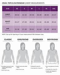 Image result for Us Girls Size Chart
