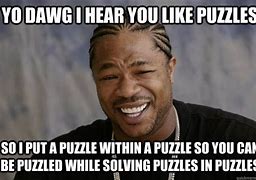 Image result for Puzzle Person Meme