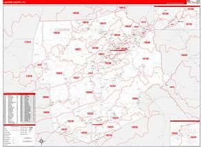 Image result for Luzerne County PA Zip Code Map