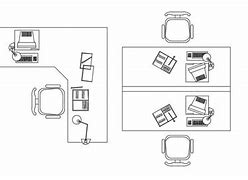 Image result for Plan View of Office Desk Tops