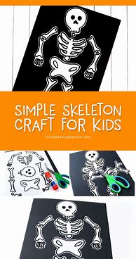 Image result for Skeleton Crafts Kids