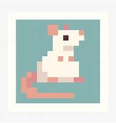 Image result for 1 Bit Rat Pixel Art