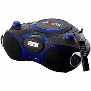 Image result for Radio CD Player Portable Blue