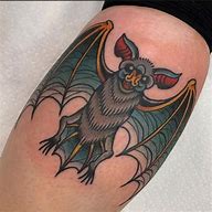 Image result for Bat Skull Tattoo