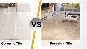 Image result for Difference Between Porcelain Ceramic Tile for Floors