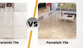 Image result for Cement vs Porcelain Tile