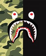 Image result for Large Half BAPE Shark Logo
