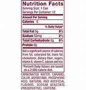 Image result for Diet Dr Pepper Nutrition Label