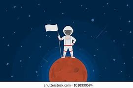 Image result for Astronaut Cartoon On Mars