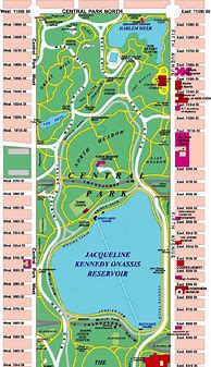 Image result for Central Park West New York Map