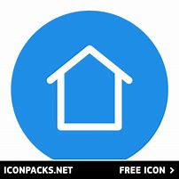 Image result for Home Button Icon Blue