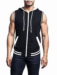 Image result for Sleeveless Hoodie Men