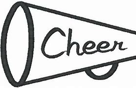 Image result for Cheer Word Clip Art Black and White
