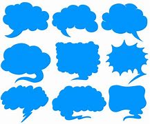 Image result for Text Bubble Clip Art Blue