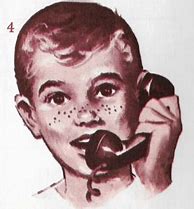 Image result for Boy Talking On Rotary Phone