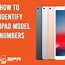 Image result for Ipad Model Numbers