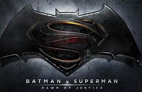 Image result for Batman vs Superman Movie Logo