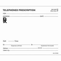 Image result for Blank Prescription Pads Doctors