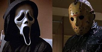 Image result for Horror Movies Man in Mask Drop PPL in the Building Cut Herself