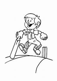 Image result for Kid in Under Tens Playing Cricket