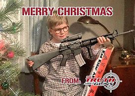 Image result for Christmas Gun Meme