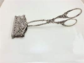 Image result for Antique 800 Silver Scissors
