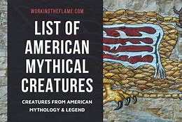 Image result for American Mythological Creatures