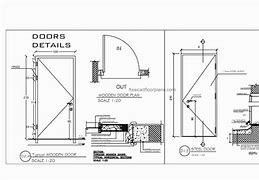 Image result for Wood Door Section Detail