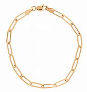 Image result for Paper Clip Bracelet Rose Gold