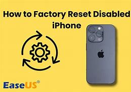 Image result for iPhone Disabled How to Reset