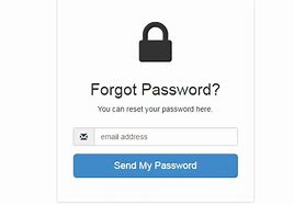 Image result for Sample Forgot Password Page