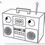 Image result for boomboxes draw simple