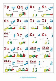 Image result for Farsi Alphabet for Printing