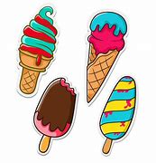 Image result for Ice Cream Stickers