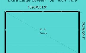 Image result for 120 Inch Projector Screen Dimensions