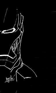 Image result for Black and White Iron Man Wallpaper for PC