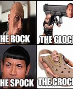 Image result for The Rock Crock Meme