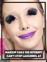 Image result for Funny Bad Makeup