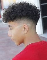 Image result for Curly Hair Fade