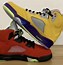 Image result for Jordan 5 Red and Yellow