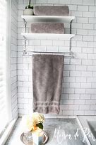 Image result for Bathroom Towel Storage Shelf