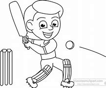 Image result for Cartoon Cricket Outline Jpg