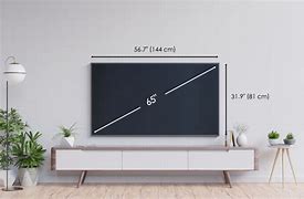 Image result for What Are the Dimensions of a 65 Inch TV