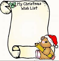 Image result for Christmas List Clip Art