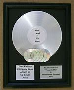 Image result for Platinum Record Display