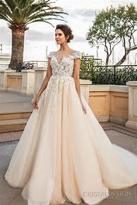Image result for Cream Colored Wedding Dress