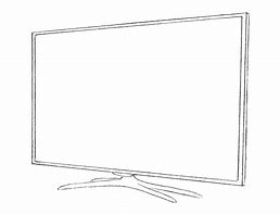 Image result for Flat Screen TV Drawing 3 Color